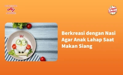 Berkreasi dengan Nasi Agar Anak Lahap Saat Makan Siang